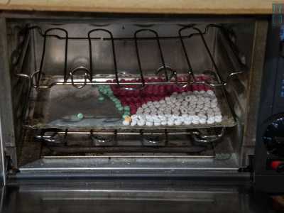 ... prima di essere cotte in un fornetto scalda-brioche per circa cinque minuti